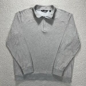 Travis Mathew Quarter Zip Pullover Men's XL Gray Stretch Golf Athleisure